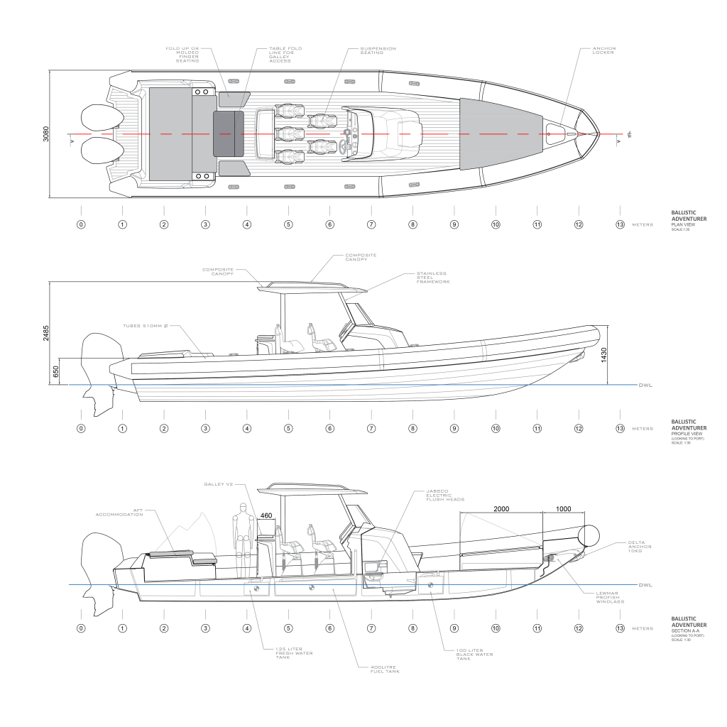 The Adventurer general arrangement