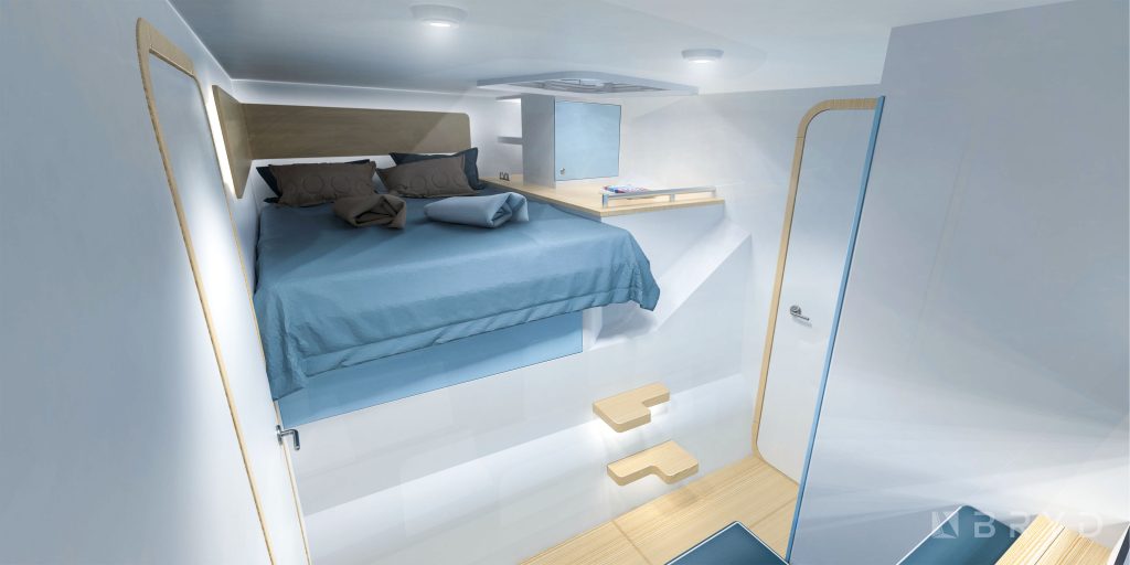 Dazcat 1895 interior — cabins