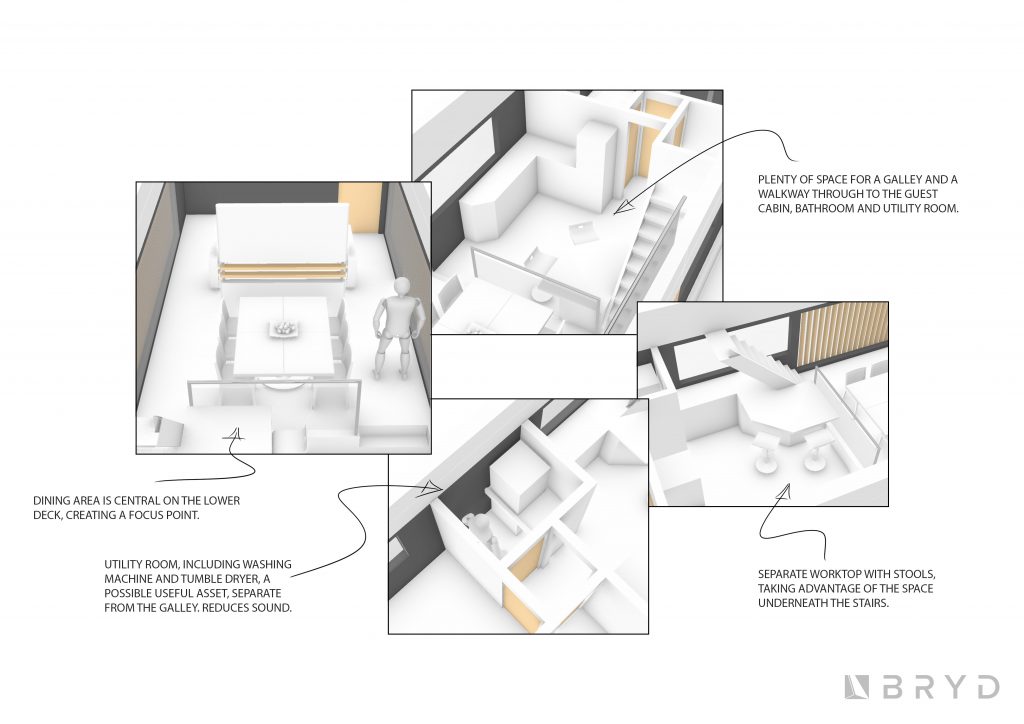 50′ Houseboat — concept 01
