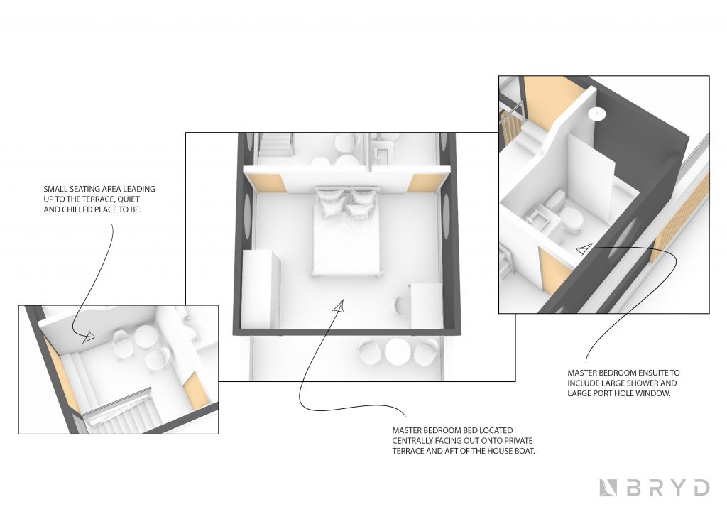 50′ Houseboat — concept 01