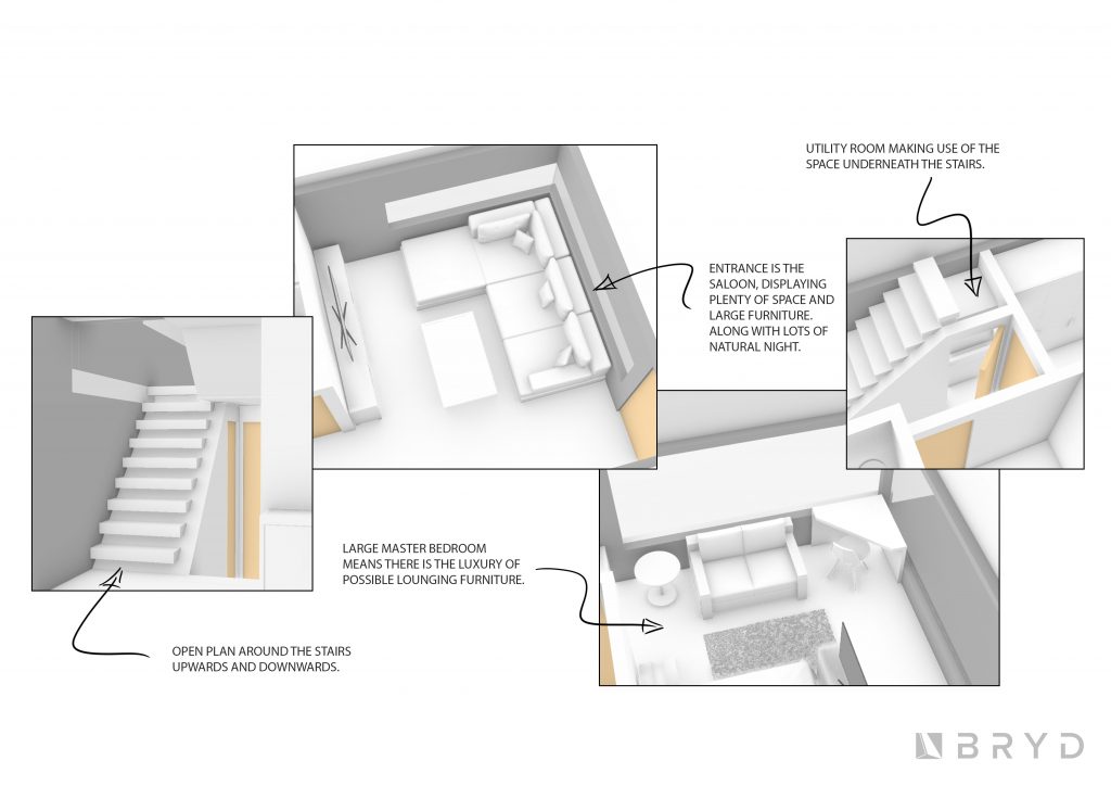 50′ Houseboat — concept 02