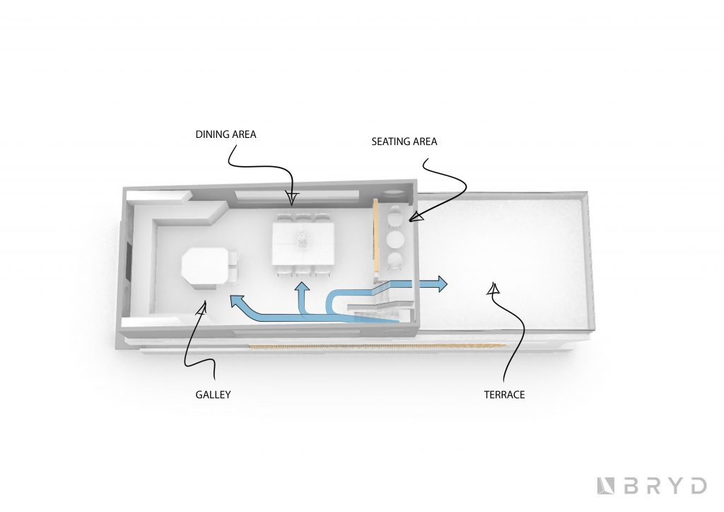 50′ Houseboat — concept 02