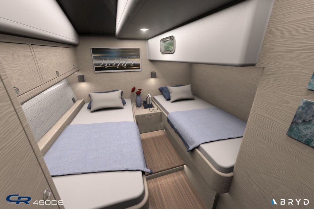 BR 480 DS interior — Aft Guest Cabin