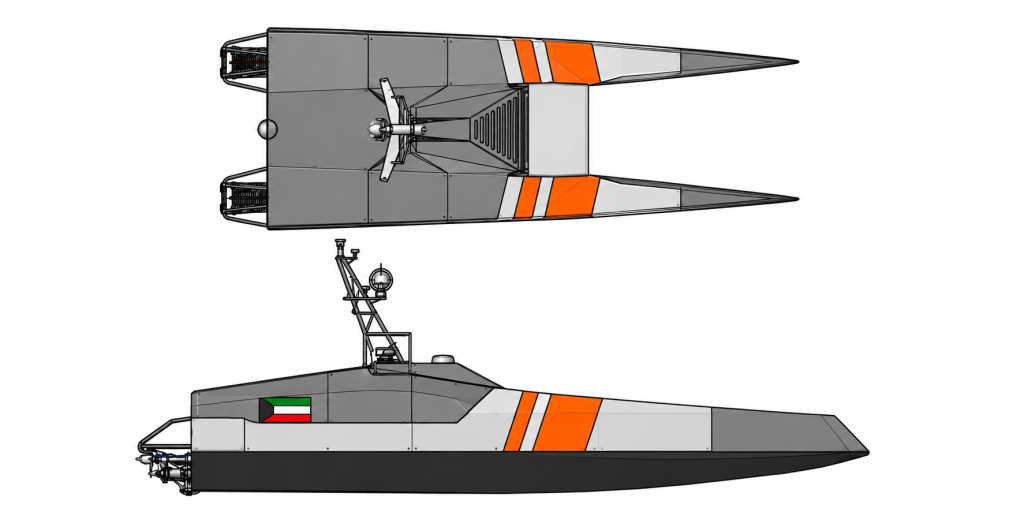 NeedleFish USV — Plan and profile