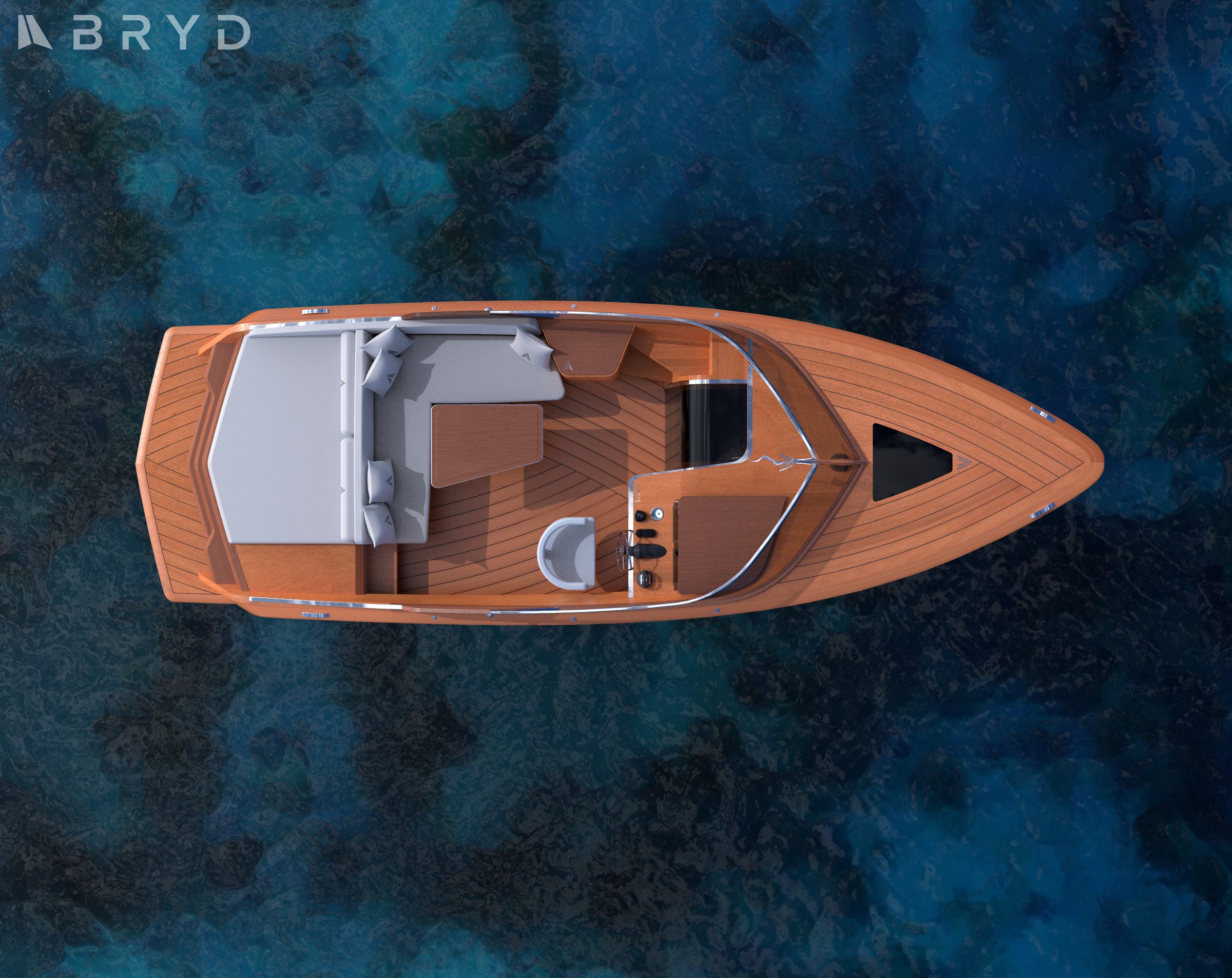 Artis 25 deck layout seen from above
